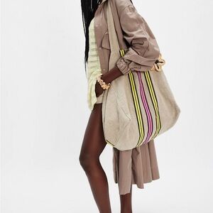 Free people Seaside Stripe Tote